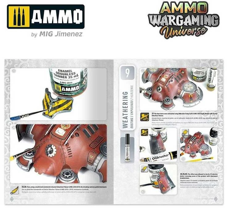 AMMO by MIG Jimenez AMMO MIG Wargaming knyga: kovinių šarvų sendinimo technikos
