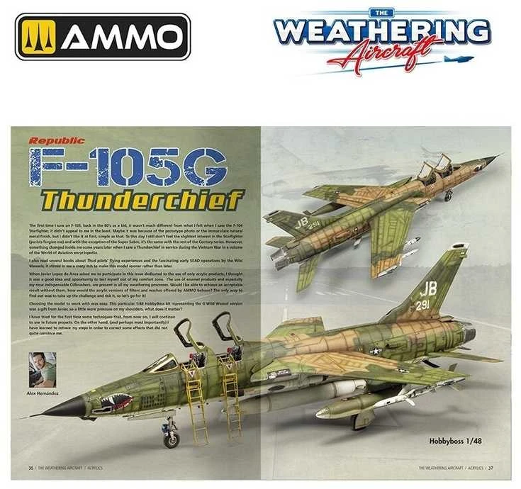 AMMO by MIG Jimenez AMMO MIG žurnalas The Weathering Aircraft Nr.25 – Akrilai, angliškai (5225)