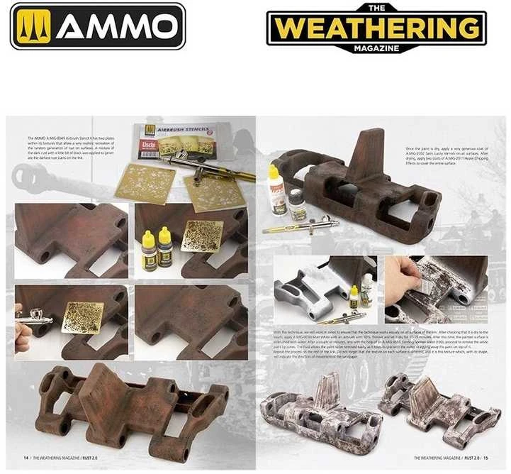 AMMO by MIG Jimenez AMMO The Weathering Magazine 38: Rūdys 2.0 sendinimo žurnalas (anglų k.)