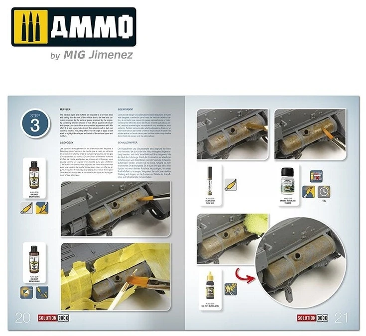 AMMO by MIG Jimenez II pasaulinio karo DAK technikos dažymo ir sendinimo vadovas (54 p.)