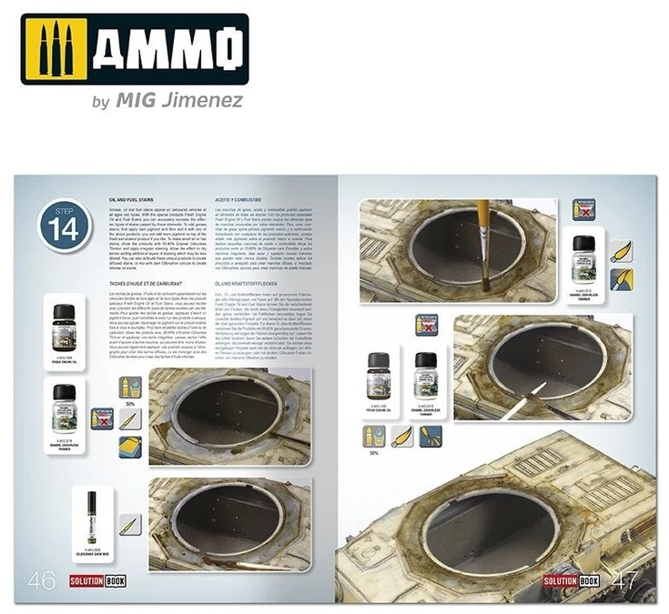 AMMO by MIG Jimenez II pasaulinio karo DAK technikos dažymo ir sendinimo vadovas (54 p.)
