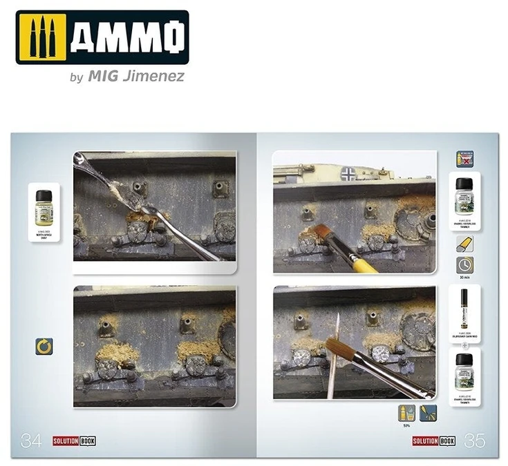 AMMO by MIG Jimenez II pasaulinio karo DAK technikos dažymo ir sendinimo vadovas (54 p.)