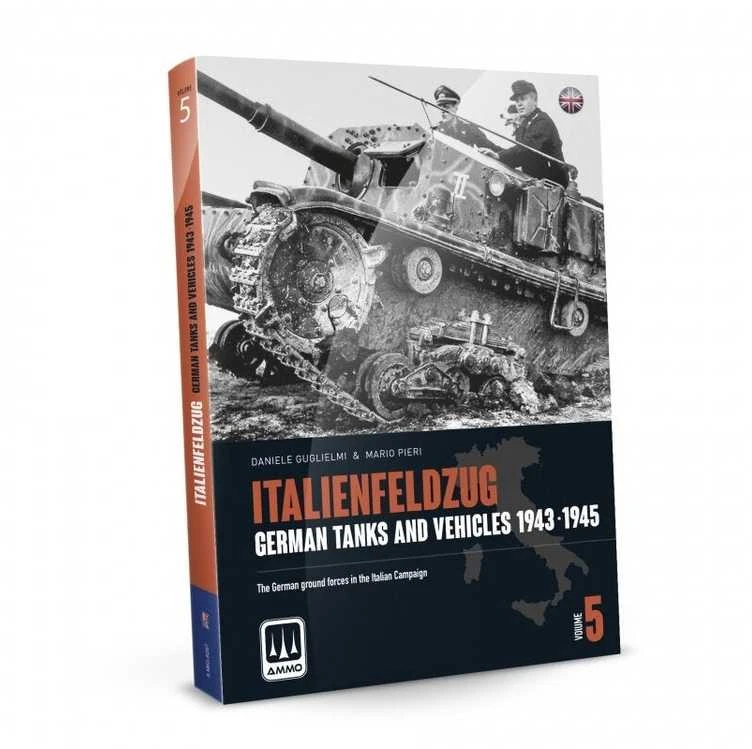 AMMO by MIG Jimenez Knyga AMMO MIG Italienfeldzug Vol.5: Vokiečių technika Italijoje 1943–1945 (EN)