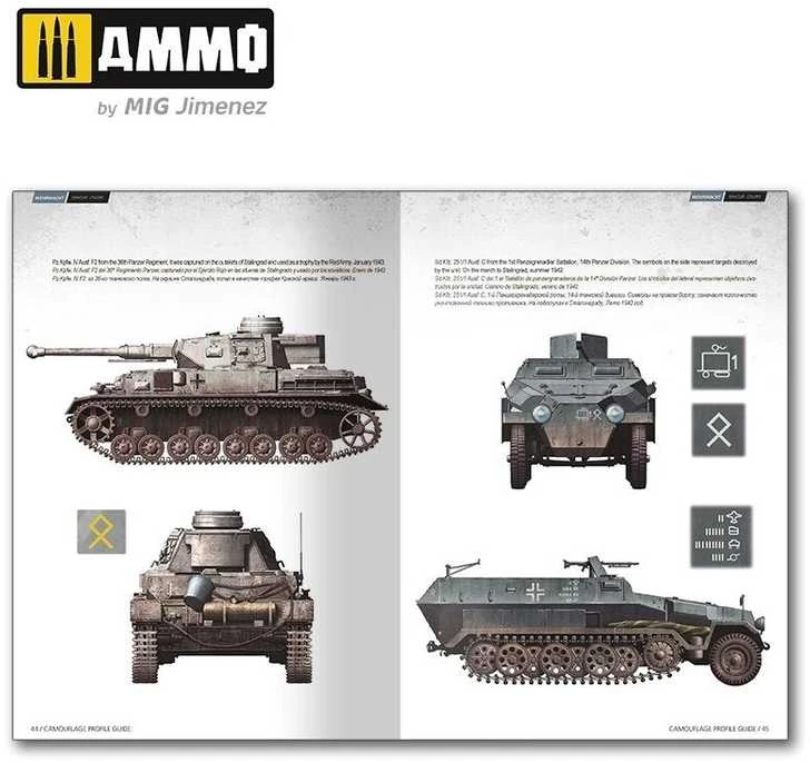 AMMO by MIG Jimenez Stalingrado mūšio technikos maskavimo spalvos: vokiečiai ir sovietai