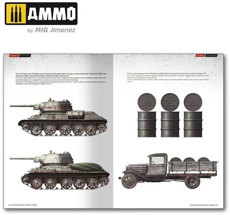 AMMO by MIG Jimenez Stalingrado mūšio technikos maskavimo spalvos: vokiečiai ir sovietai