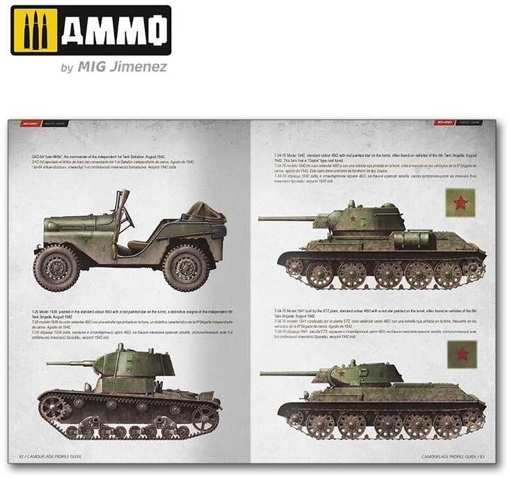 AMMO by MIG Jimenez Stalingrado mūšio technikos maskavimo spalvos: vokiečiai ir sovietai