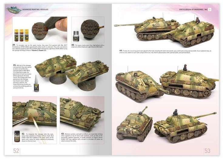 AMMO by MIG Jimenez Wargame miniatiūrų transporto dažymo enciklopedija 3 tomas (anglų k.)