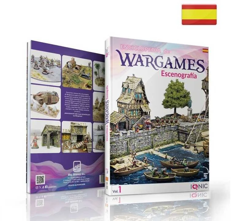 AMMO by MIG Jimenez Wargames scenografija: enciklopedija Vol.1 (ispanų kalba)