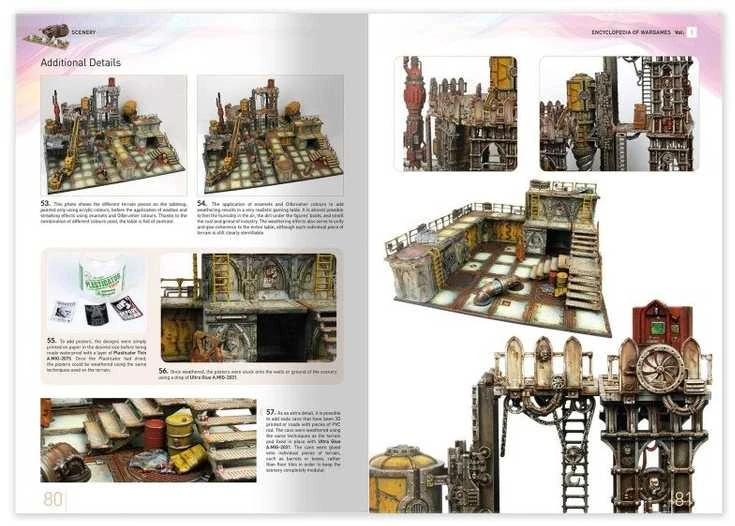 AMMO by MIG Jimenez Wargames scenografija: enciklopedija Vol.1 (ispanų kalba)