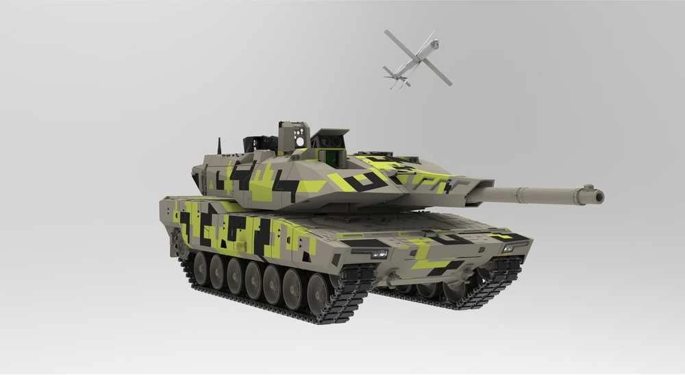 Amusing Hobby KF51 Panther 4 kartos tanko 1/35 plastikinis surenkamas modelis