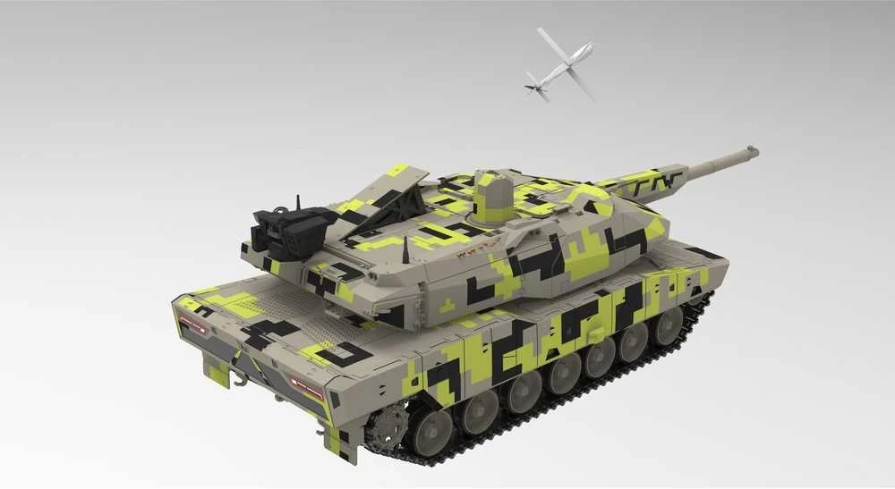 Amusing Hobby KF51 Panther 4 kartos tanko 1/35 plastikinis surenkamas modelis