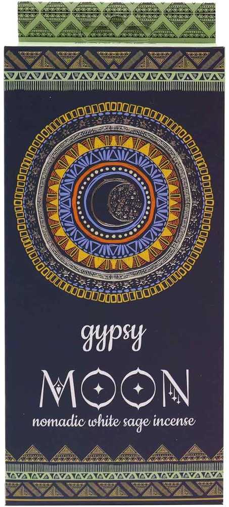 Ancient Wisdom Natūralūs smilkalai Moon – Gypsy Nomadic, Indijoje rankų darbo, 6 lazdelės