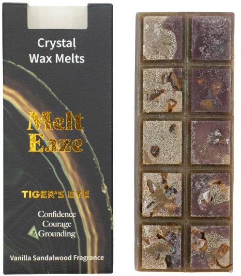 Aromaterapinė Vaško Tirpimo Priemonė - Ancient Wisdom Melt Eaze Vanilės Sandalmedis 50g Su Tigro Akimi