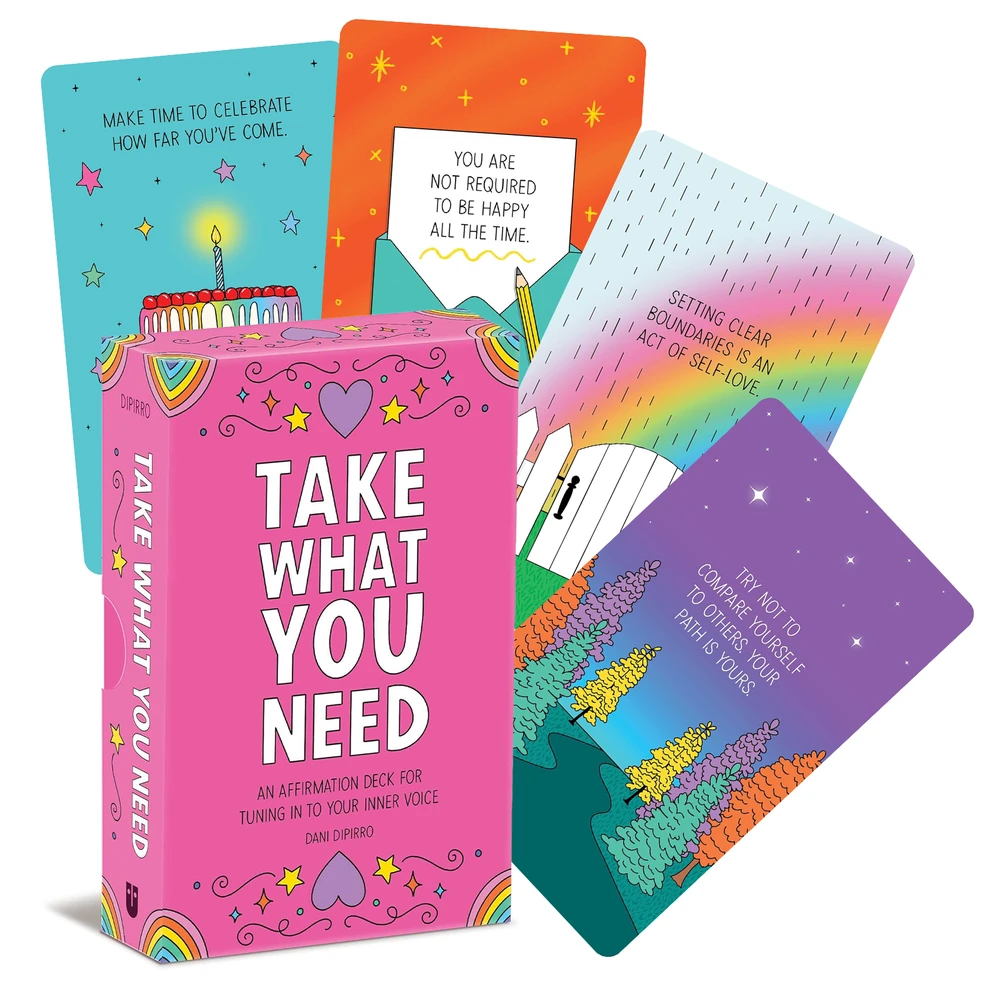 KNYGA Taro Kortos Take What You Need Affirmation Andrews Mcmeel Publishing