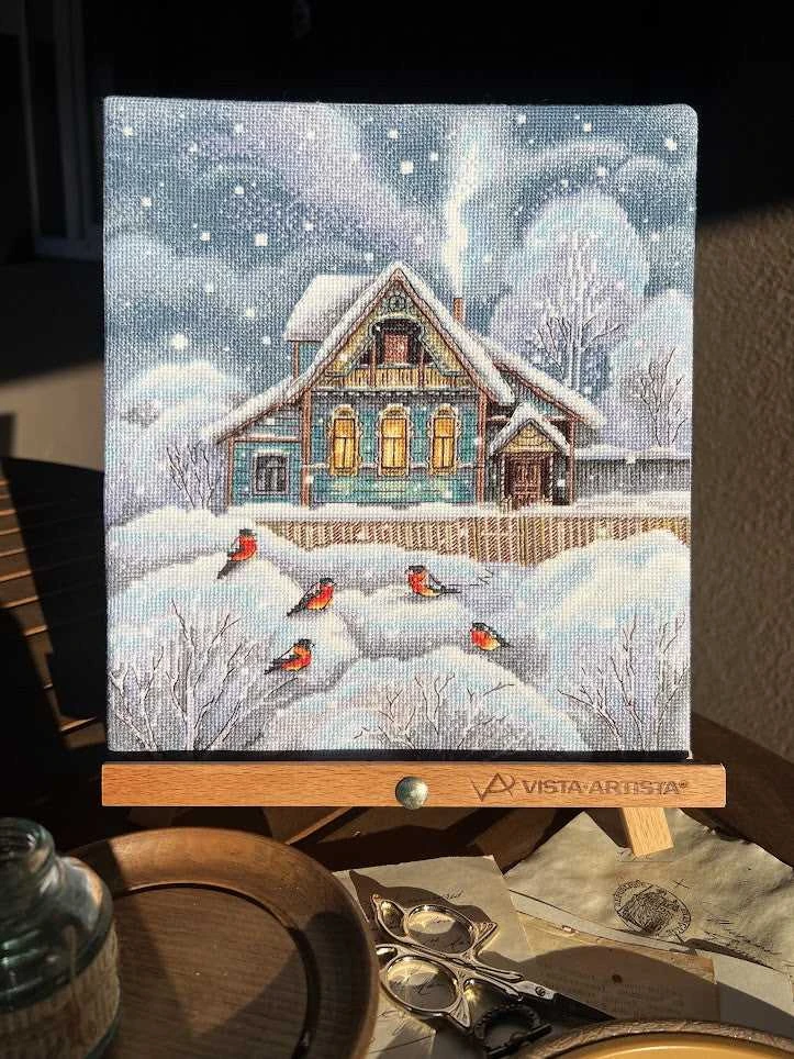 Andriana Beldizart Kryželio siuvinėjimo rinkinys "Kur šilta" 23 х 25,5 cm SANT-18