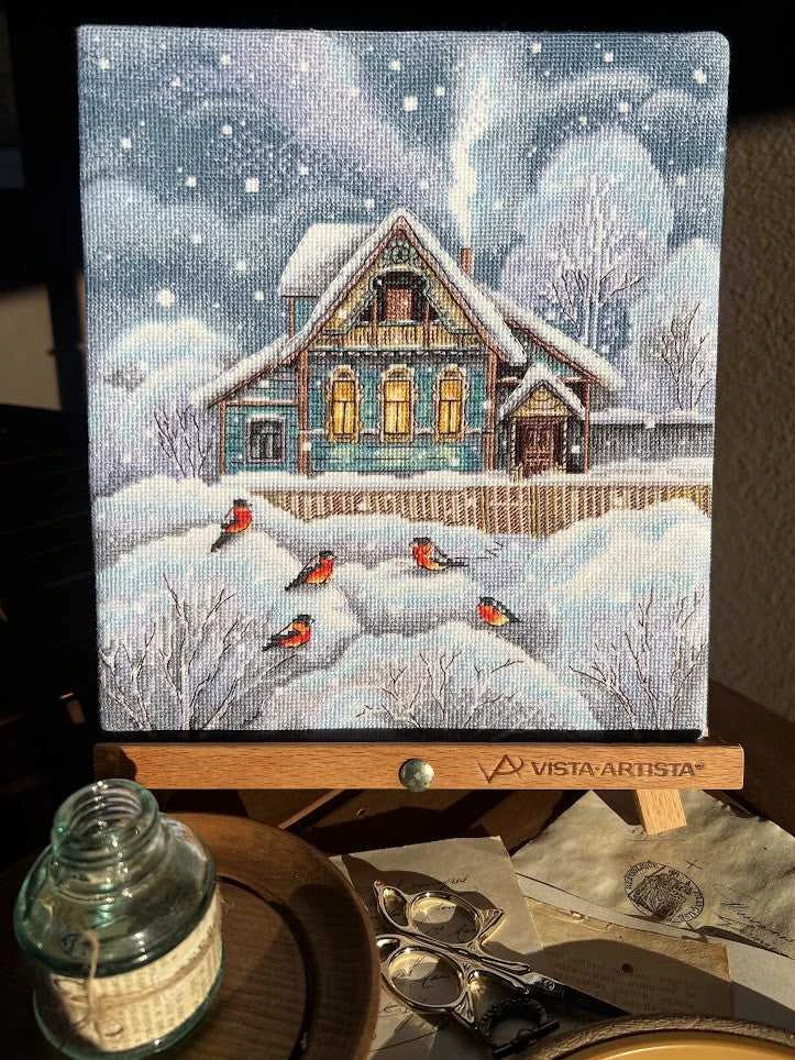 Andriana Beldizart Kryželio siuvinėjimo rinkinys "Kur šilta" 23 х 25,5 cm SANT-18