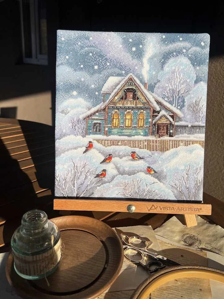 Andriana Beldizart Kryželio siuvinėjimo rinkinys "Kur šilta" 23 х 25,5 cm SANT-18