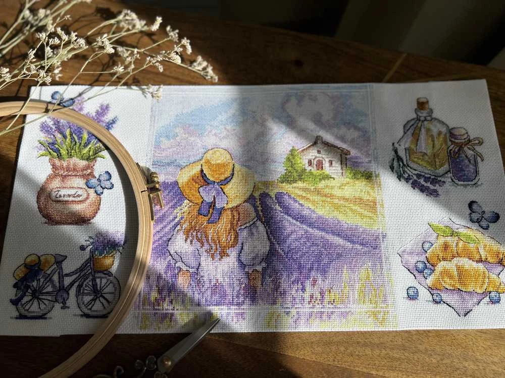 Andriana Beldizart Siuvinėjimo kryželiu rinkinys "Provence charm" SANO-31
