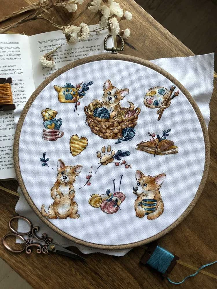 Andriana Beldizart Siuvin ėjimo rinkinys. Corgi SANS-65