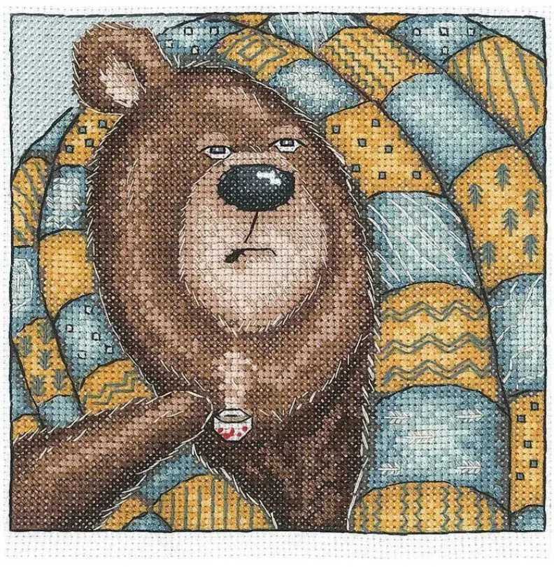 Andriana Beldizart Kryželiu siuvinėjimo rinkinys "Labas rytas!" 14,5x14 cm SAND-44