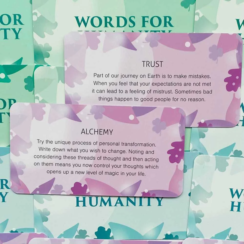 Animal Dreaming Words For Humanity Afirmacijų Kortos