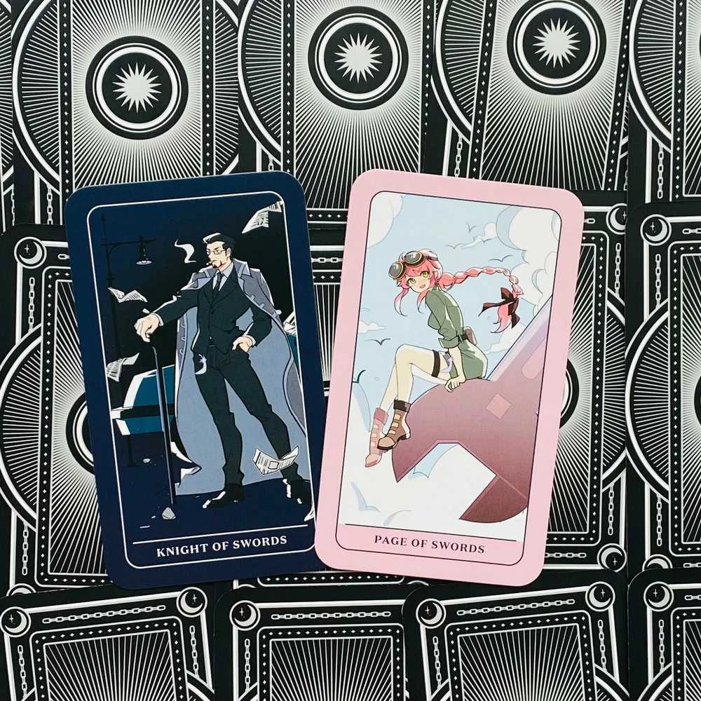 Simon Element Element Anime Tarot Kortos Simon