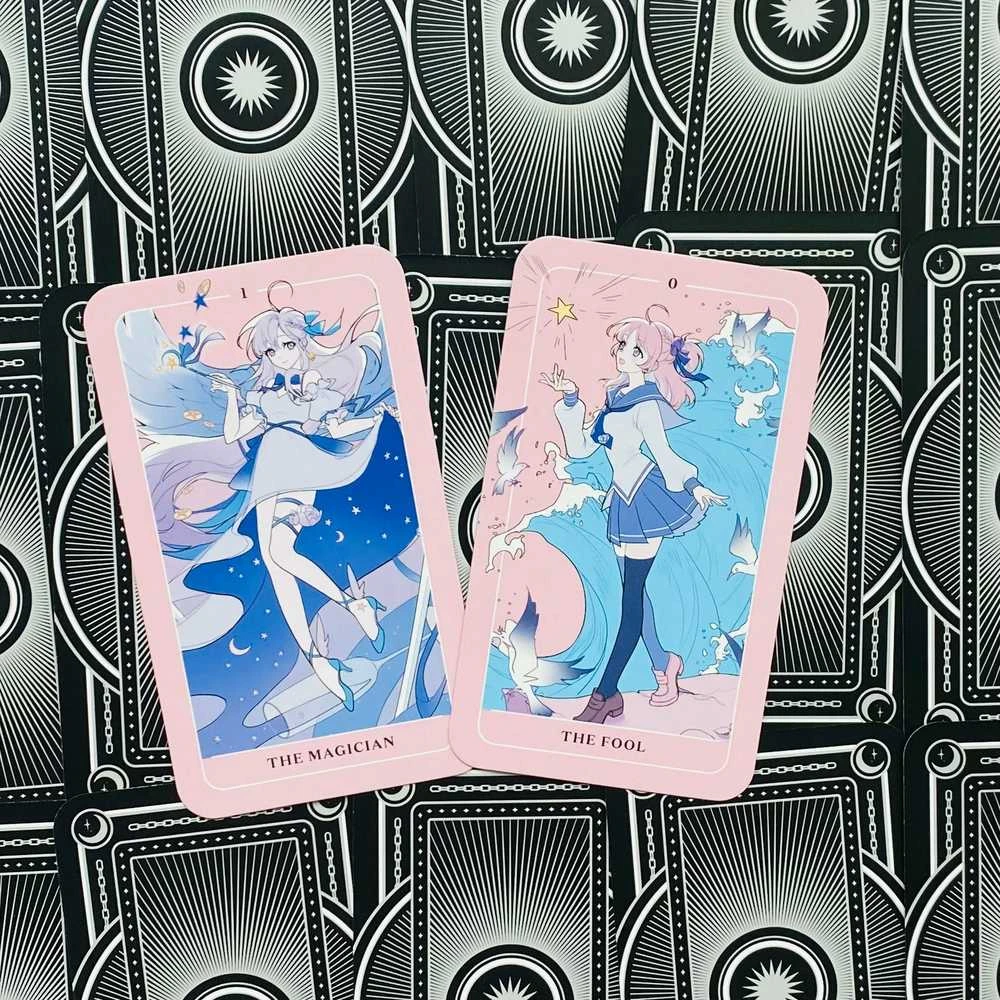 Simon Element Element Anime Tarot Kortos Simon
