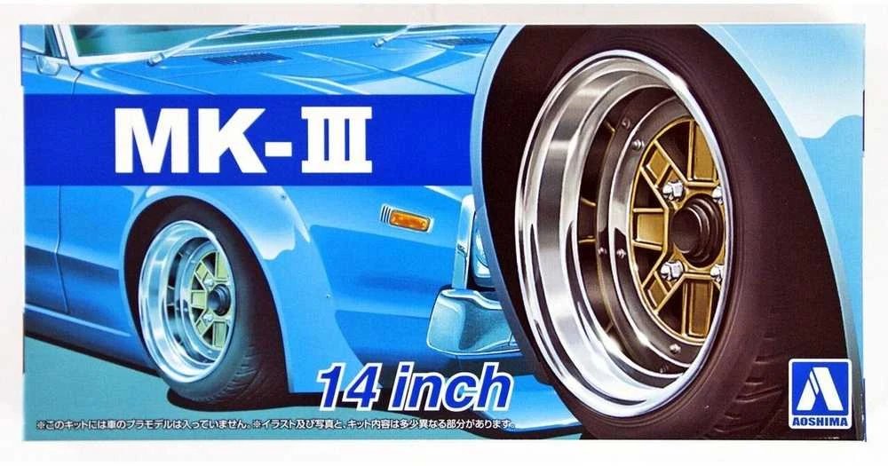 Aoshima 1/24 Mark III 14'' ratlankių komplektas (MK-III) 05389