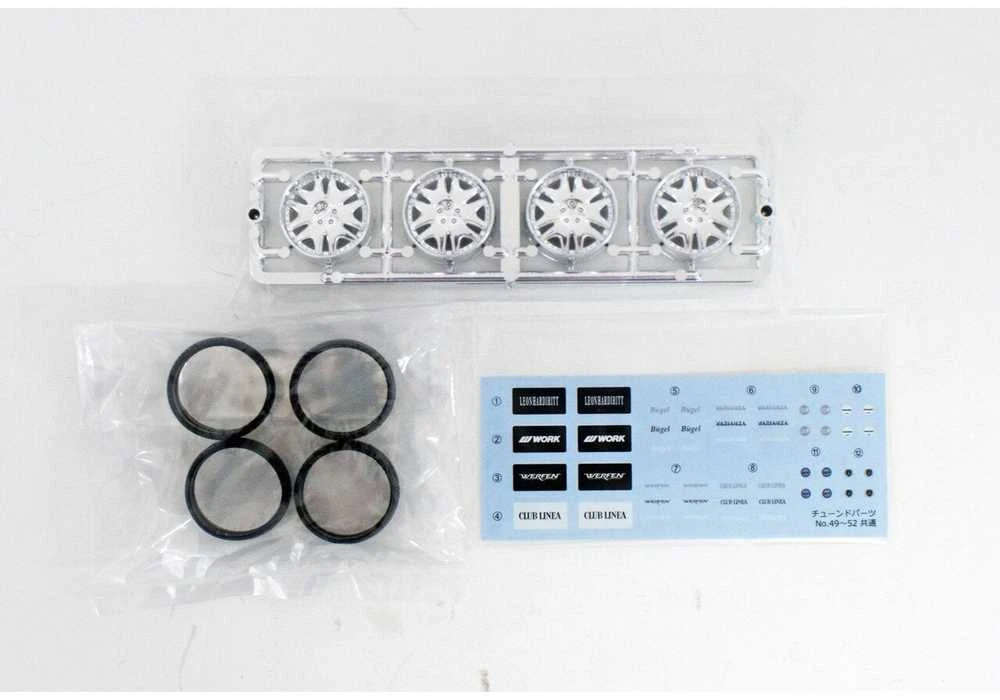 Aoshima Club Linea L566 20" ratlankių rinkinys 1/24 (05385)