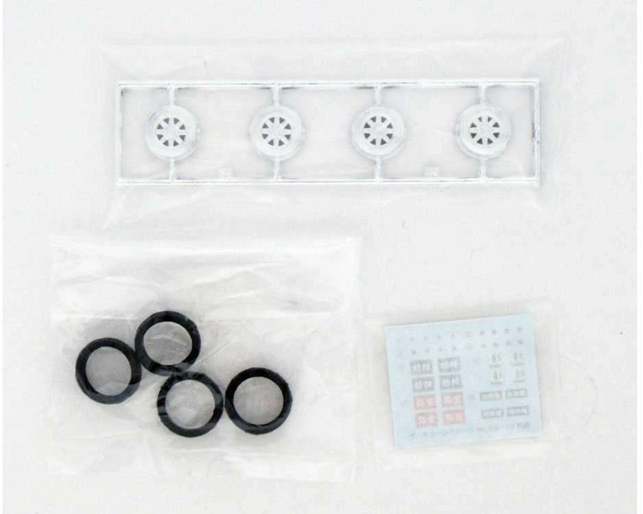 Aoshima Mark III Shallow Rim 14'' ratų komplektas 1:24