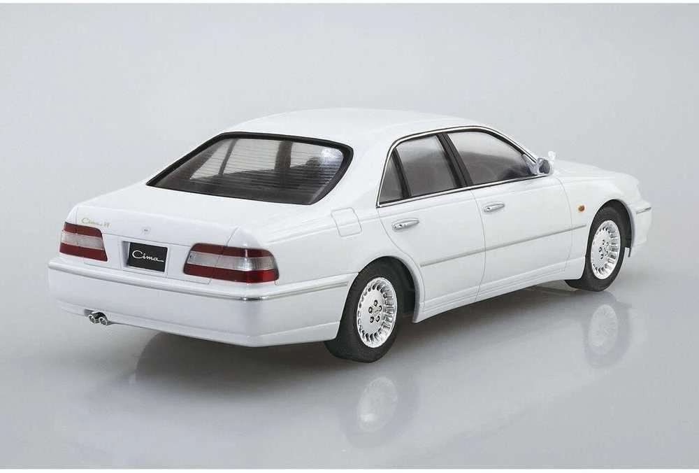 Aoshima Nissan Cima Y33 1996 1/24 surenkamas plastikinis modelis