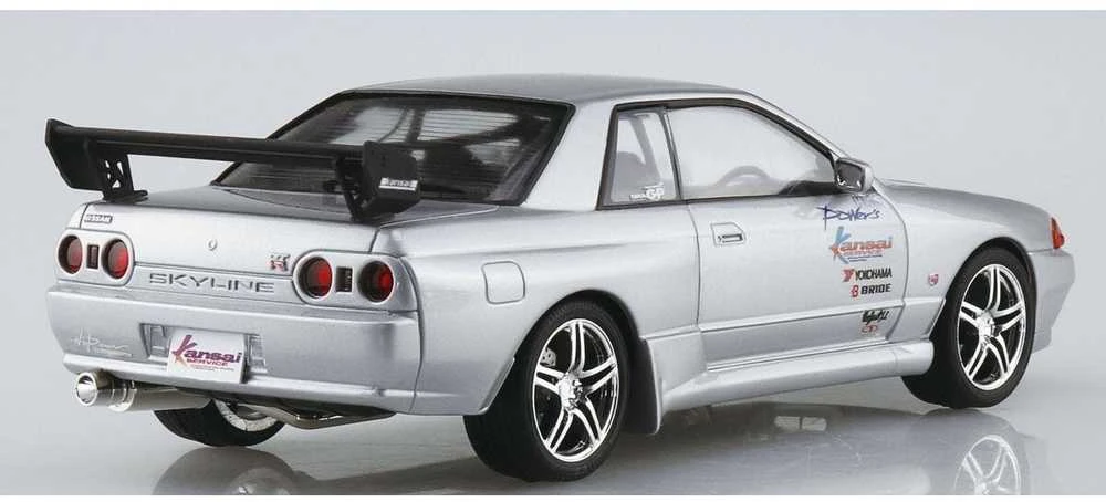Aoshima Nissan Skyline GT-R R32 HKS Kansai 1/24 surinkimo rinkinys