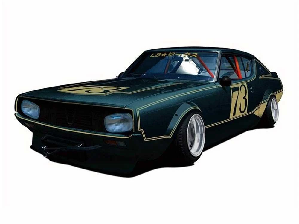 Aoshima Nissan Skyline Kenmary LB Performance surenkamas modelis 1/24