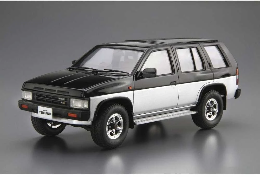 Aoshima Nissan Terrano D21 V6 3000 R3M 1991 1/24 plastikinis modelis