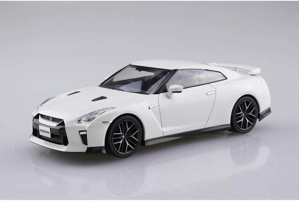 Aoshima Snap Kit Nissan GT-R 1/32, perlamutrinė balta (05639)