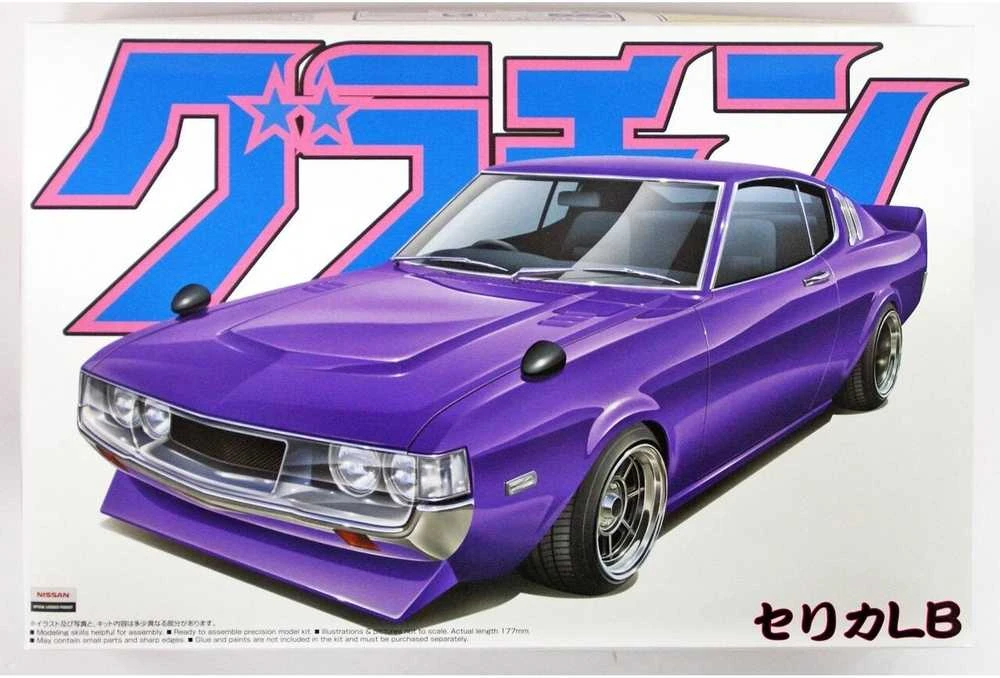 Aoshima Toyota Celica LB 2000GT 1/24 plastikinis surenkamas modelis 04280