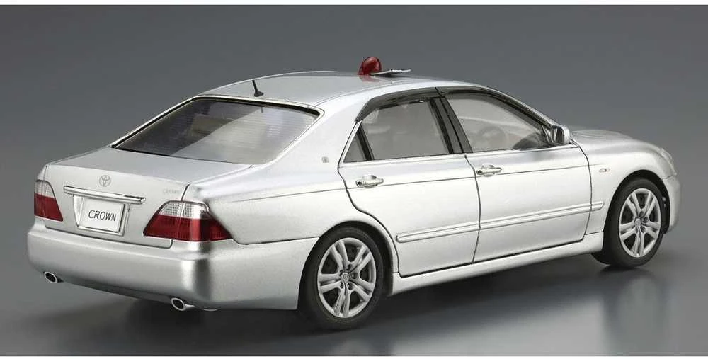 Aoshima Toyota Crown GRS182 2005 policijos automobilis, 1/24 rinkinys