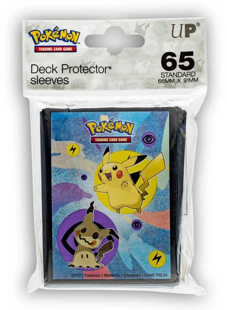 „Ultra Pro UP“ – „Pikachu“ ir „Mimikyu“ rankovės, skirtos „Pokémon“ (65 Vnt)