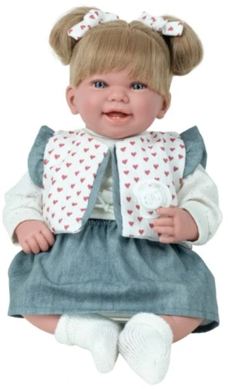 Arias lėlė mergaitė juokiasi 45 cm