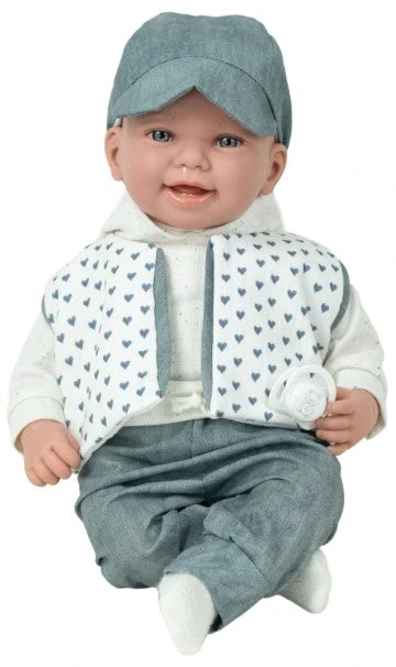 Arias lėlė berniukas juokiasi 45 cm