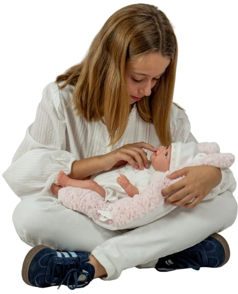 Arias Reborn lėlė kūdikėlis su miego pagalve 35 cm