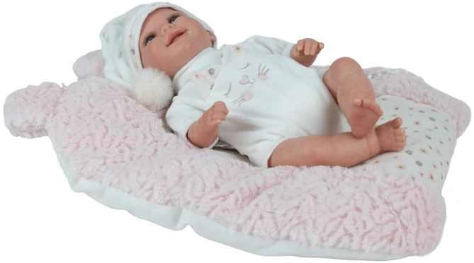 Arias Reborn lėlė kūdikėlis su miego pagalve 35 cm