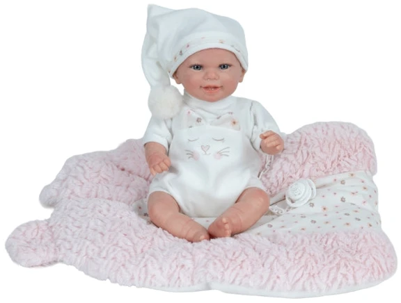 Arias Reborn lėlė kūdikėlis su miego pagalve 35 cm
