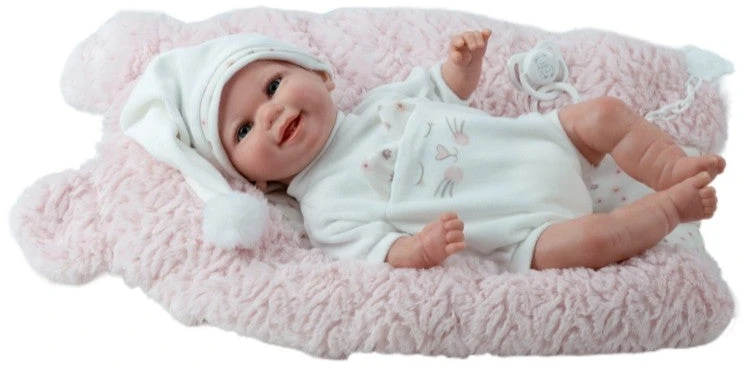 Arias Reborn lėlė kūdikėlis su miego pagalve 35 cm