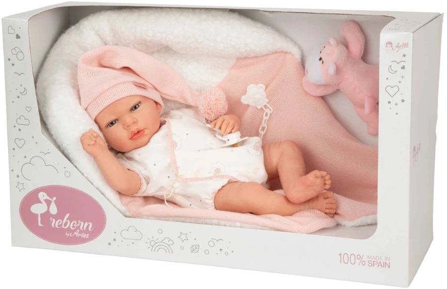 Arias Reborn lėlė kūdikėlis Arielė 40 cm