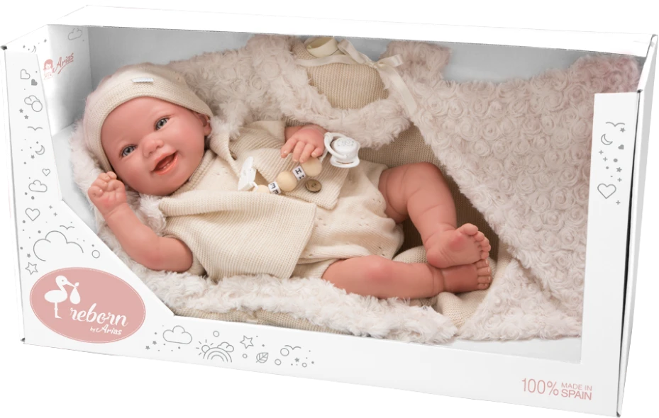 Arias Reborn kūdikėlis, 45 cm
