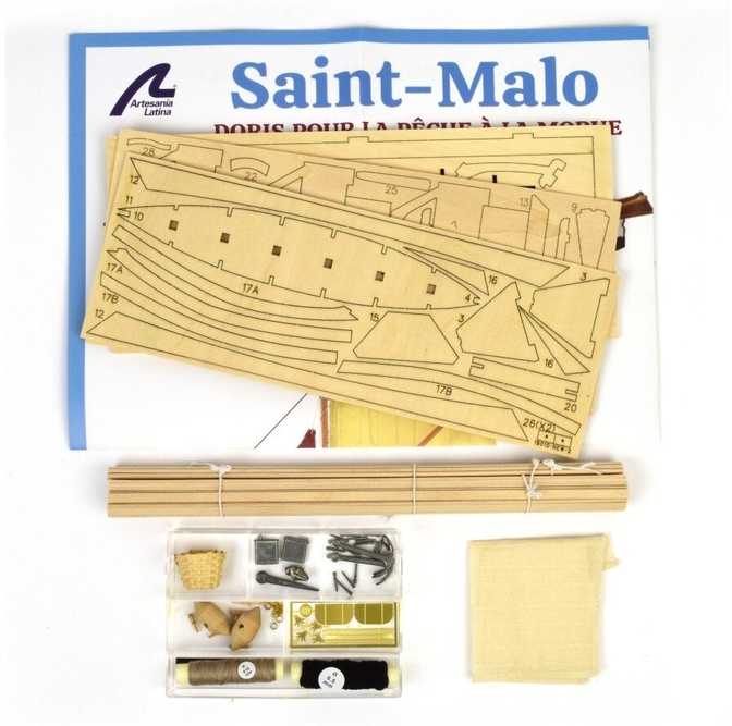 Artesania Latina Doris Saint-Malo žvejybinio laivo rinkinys 1:20
