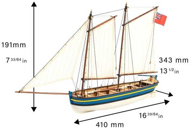 Artesania Latina HMS Endeavour kapitono valtis 1:50 – modelio rinkinys 19005