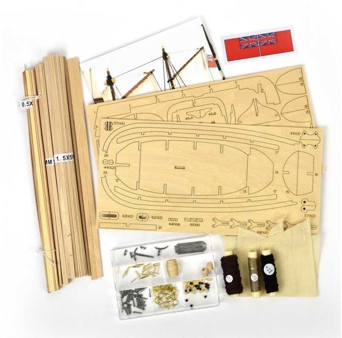 Artesania Latina HMS Endeavour kapitono valtis 1:50 – modelio rinkinys 19005