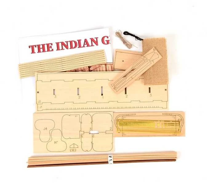 Artesania Latina Indian Girl kanoja 1:16 medinis surenkamas modelis